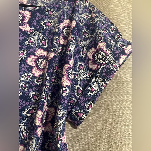 Talbots Lexington Floral Poplin Flare Cotton Summer Dress - Picture 5 of 13